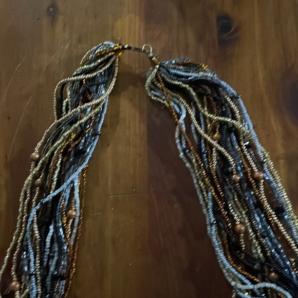Multi strand bead necklace 34” - Picture 4 of 7